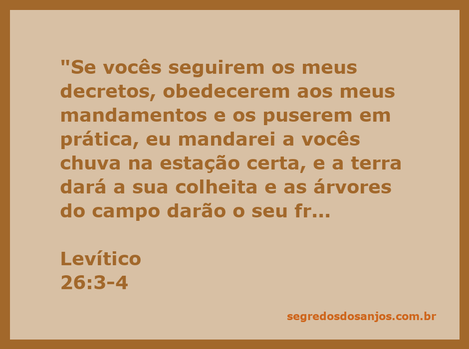 Ilustração de uma colheita abundante sob um céu ensolarado, simbolizando a promessa de Deus em Levítico 26:3-4.