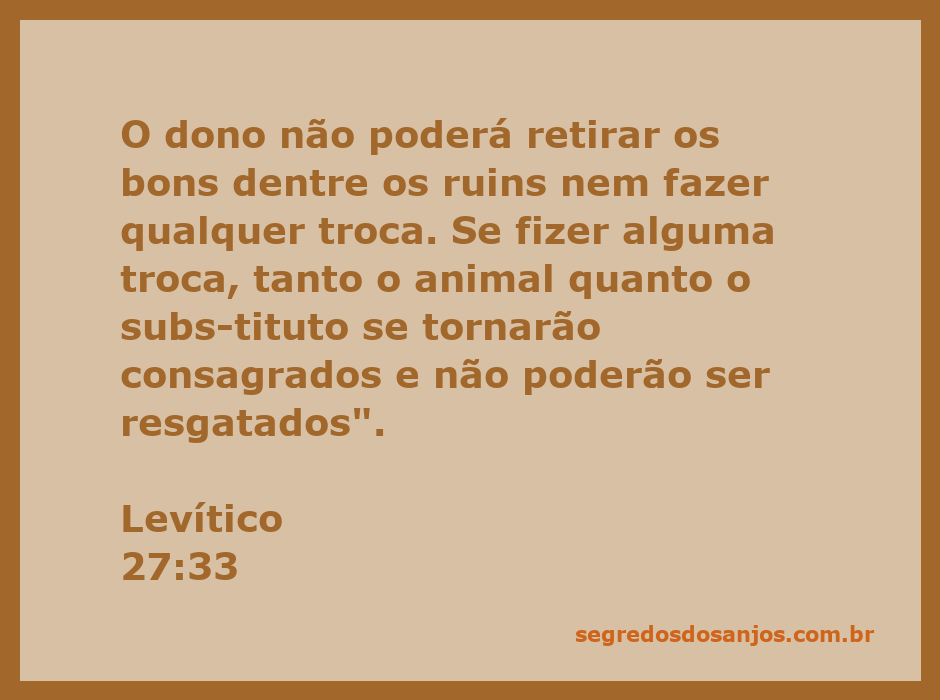 Ilustração de um agricultor contemplando a passagem de Levítico 27:33, refletindo sobre as leis de troca de animais consagrados.