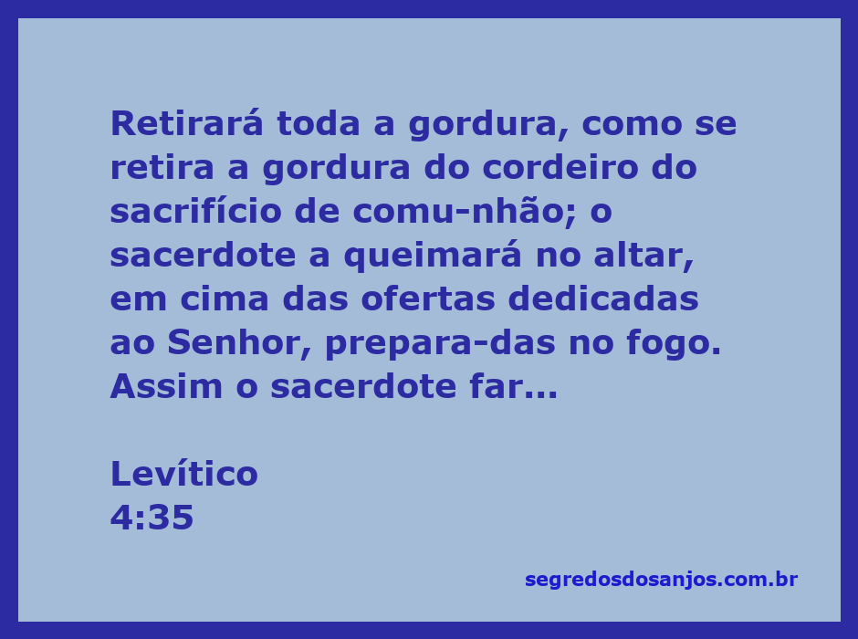 Sacerdote realizando o sacrifício de um cordeiro, simbolizando a propiciação pelo pecado conforme Levítico 4:35.