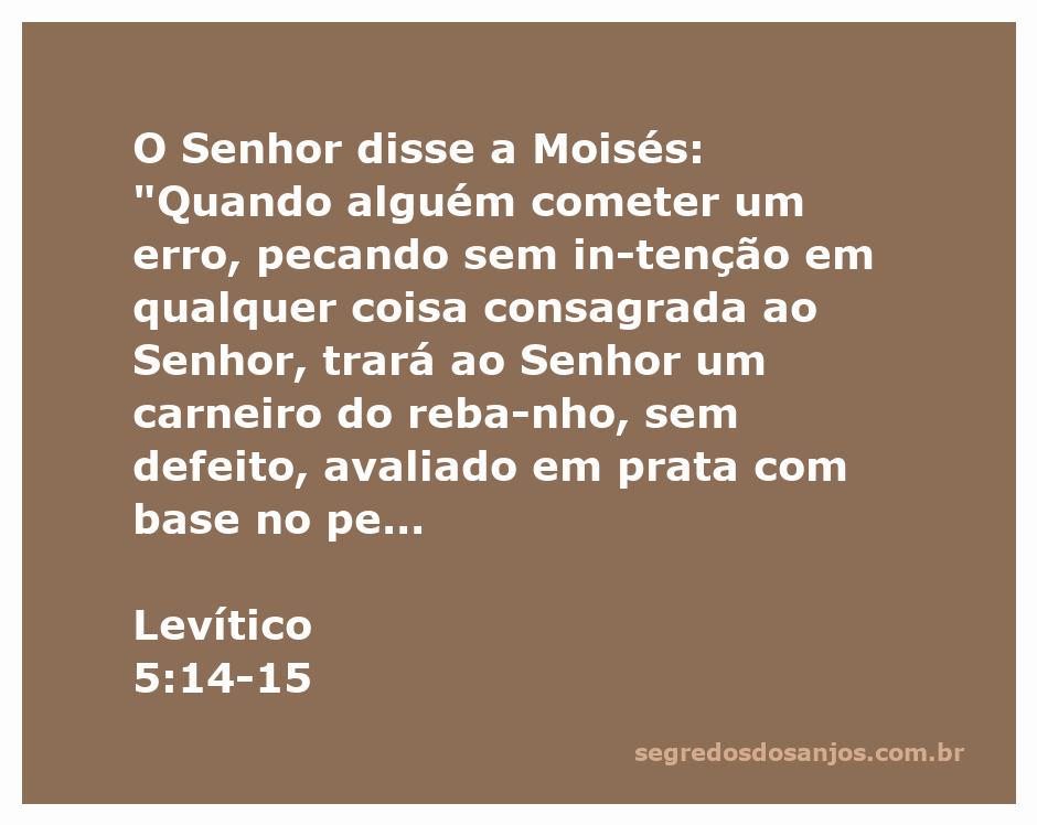 Ilustração de um carneiro do rebanho, simbolizando a oferta pela culpa mencionada em Levítico 5:14-15.