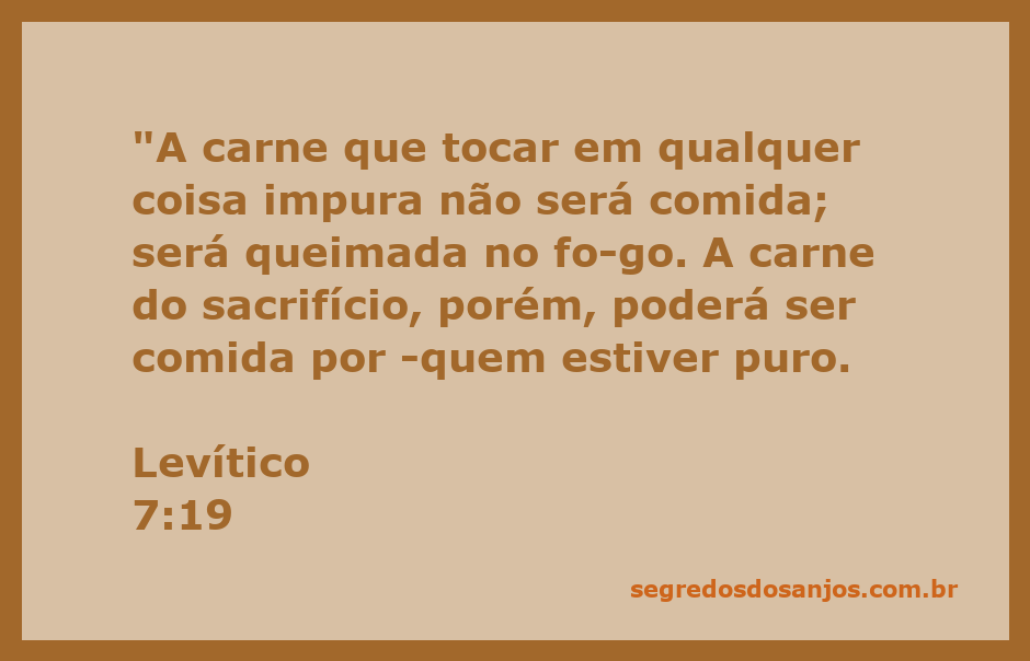 Imagem de um altar com carne queimada, simbolizando sacrifícios conforme Levítico 7:19.