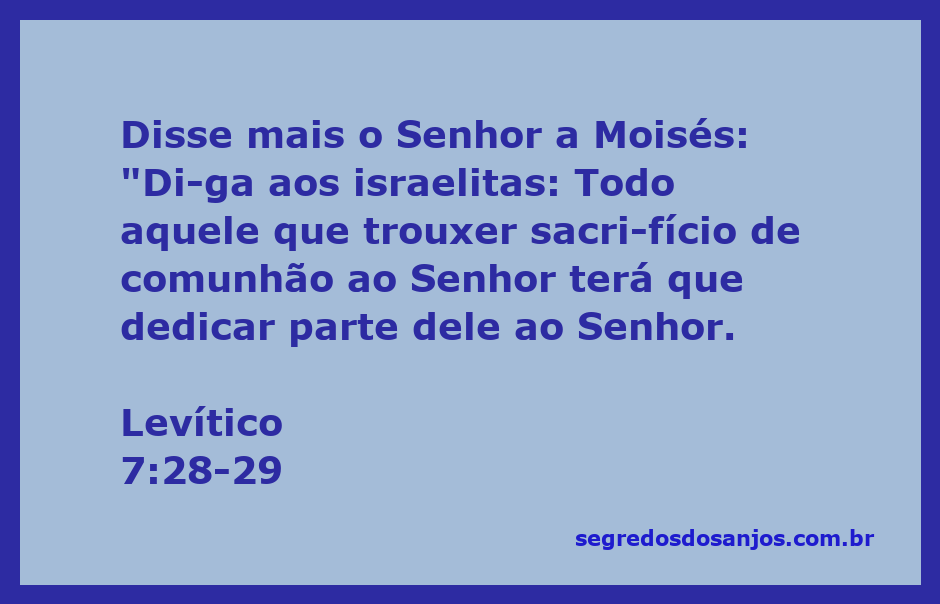 Imagem ilustrativa representando o sacrifício de comunhão na tradição israelita, conforme Levítico 7:28-29.