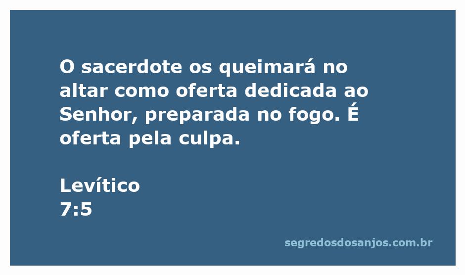 Sacerdote queimando oferta no altar, representando a dedicação ao Senhor conforme Levítico 7:5.