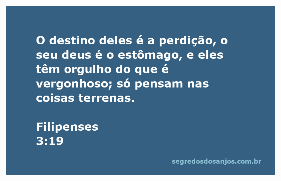 Imagem representando Filipenses 3:19, refletindo sobre os perigos da busca por prazeres terrenos e a perda de valores espirituais.