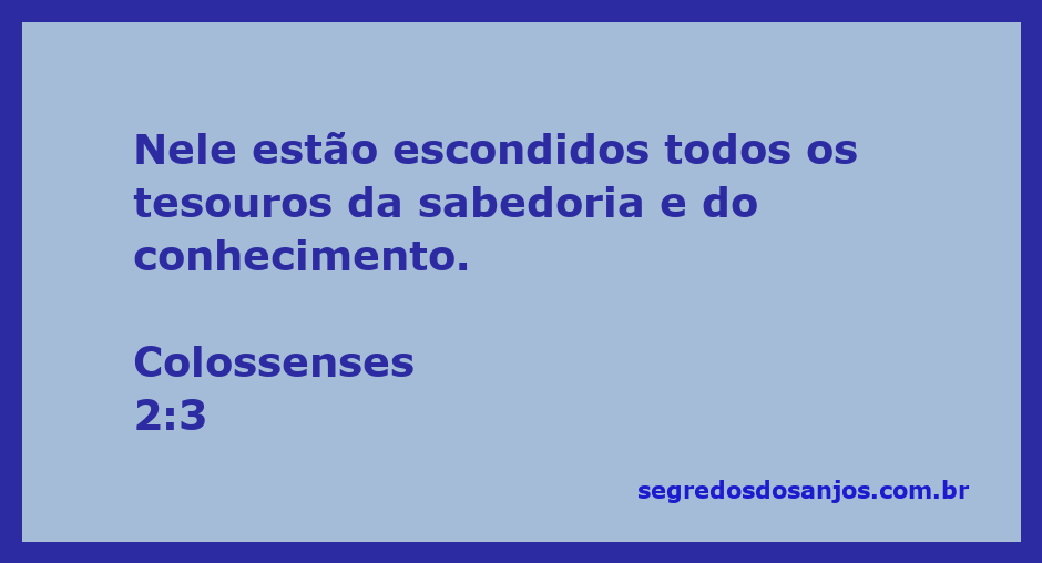Imagem representativa de Colossenses 2:3, simbolizando a sabedoria e o conhecimento encontrados em Cristo.