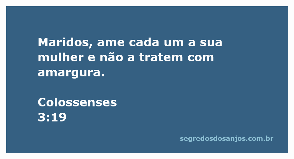 Imagem representativa da passagem bíblica Colossenses 3:19, onde um marido demonstra amor e carinho à sua esposa.