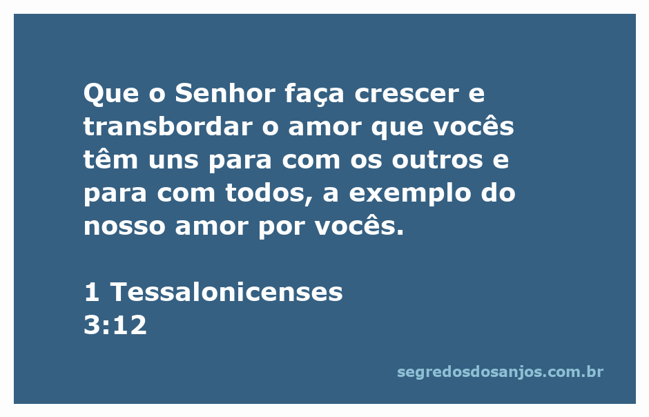 Imagem que representa o amor fraternal entre pessoas, inspirado em 1 Tessalonicenses 3:12.