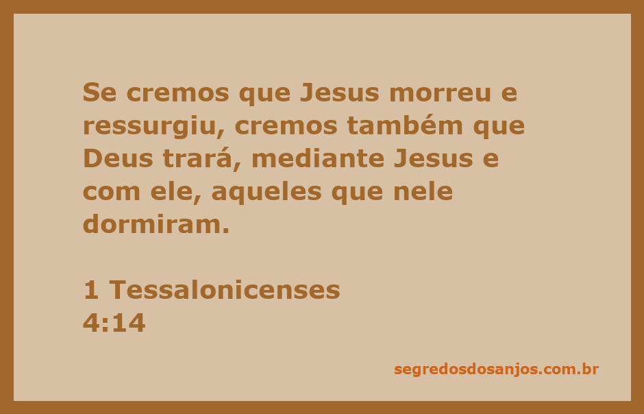 Cruz simbolizando a ressurreição de Jesus e a esperança dos que dormem em Cristo.