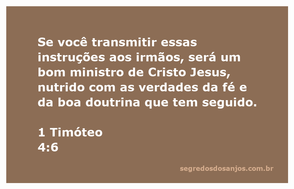 Um ministro de Cristo transmitindo ensinamentos aos irmãos, simbolizando a fé e a boa doutrina.