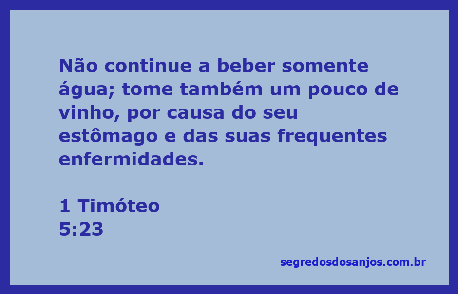 Imagem representativa de um copo de vinho e um copo de água, simbolizando a passagem de 1 Timóteo 5:23 sobre saúde e bem-estar.