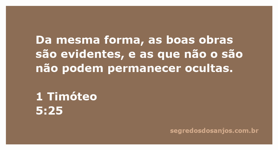 Imagem representativa de boas obras e sua evidência na vida cristã