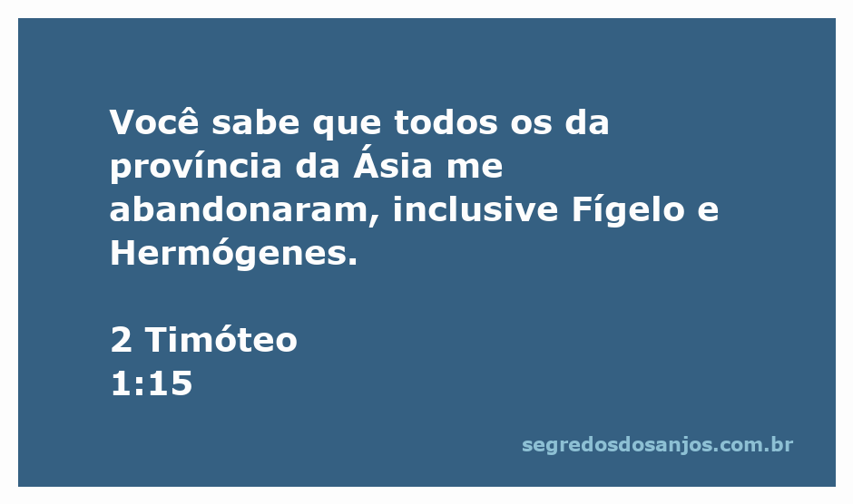 Imagem representativa de 2 Timóteo 1:15, ilustrando a solidão e abandono enfrentados por Paulo na província da Ásia.