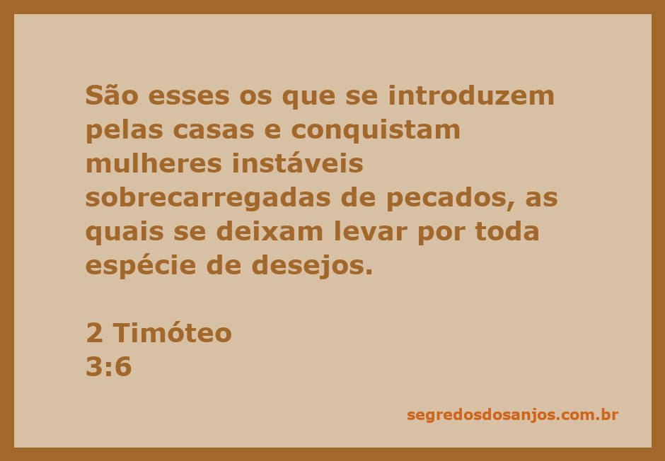 Mulheres instáveis sendo influenciadas por falsas doutrinas, representando a passagem de 2 Timóteo 3:6.