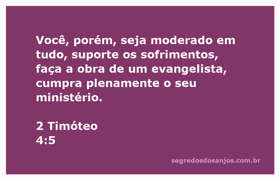 Imagem inspiradora de um evangelista pregando a palavra de Deus, simbolizando a perseverança e o cumprimento do ministério.