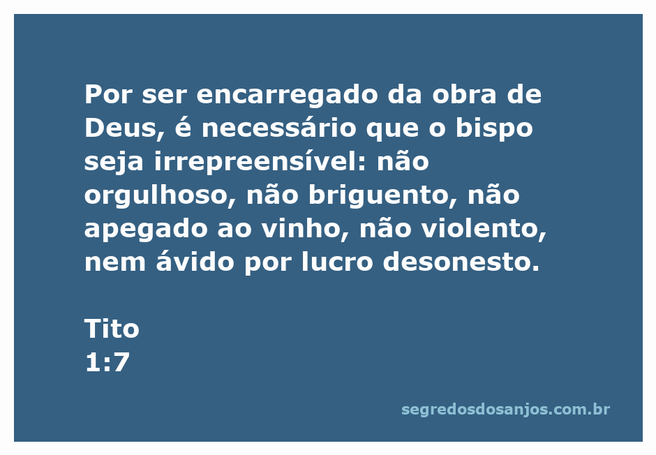 Imagem de um bispo refletindo sobre suas responsabilidades espirituais e morais, representando Tito 1:7.