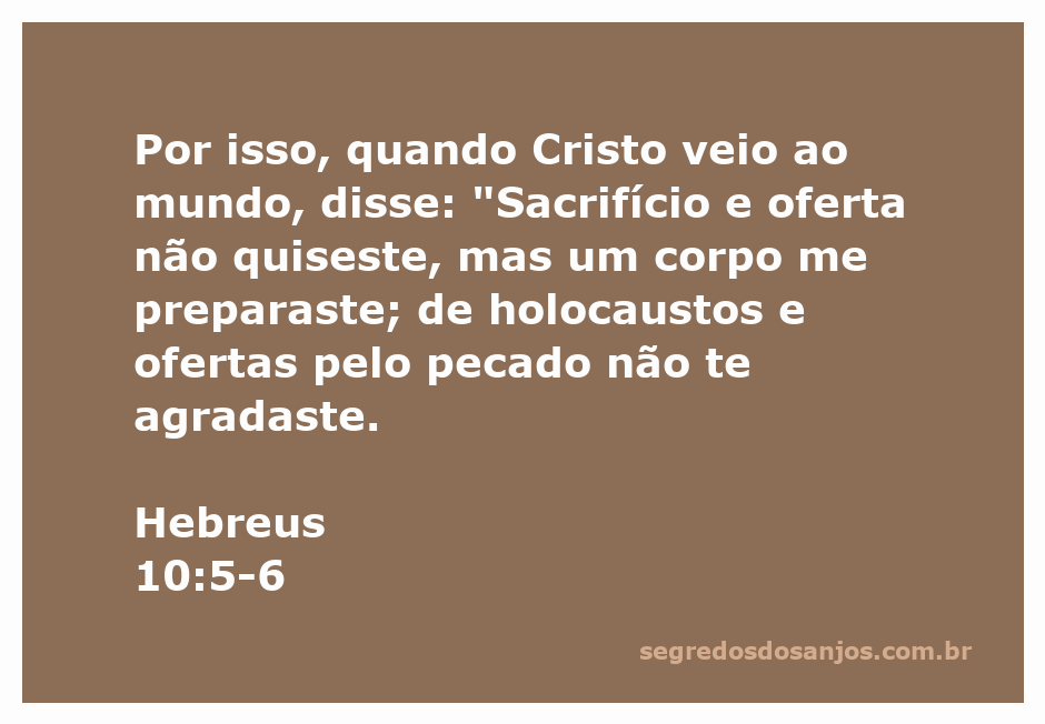 Imagem de uma representação artística de Cristo falando sobre sacrifícios e ofertas, refletindo Hebreus 10:5-6.