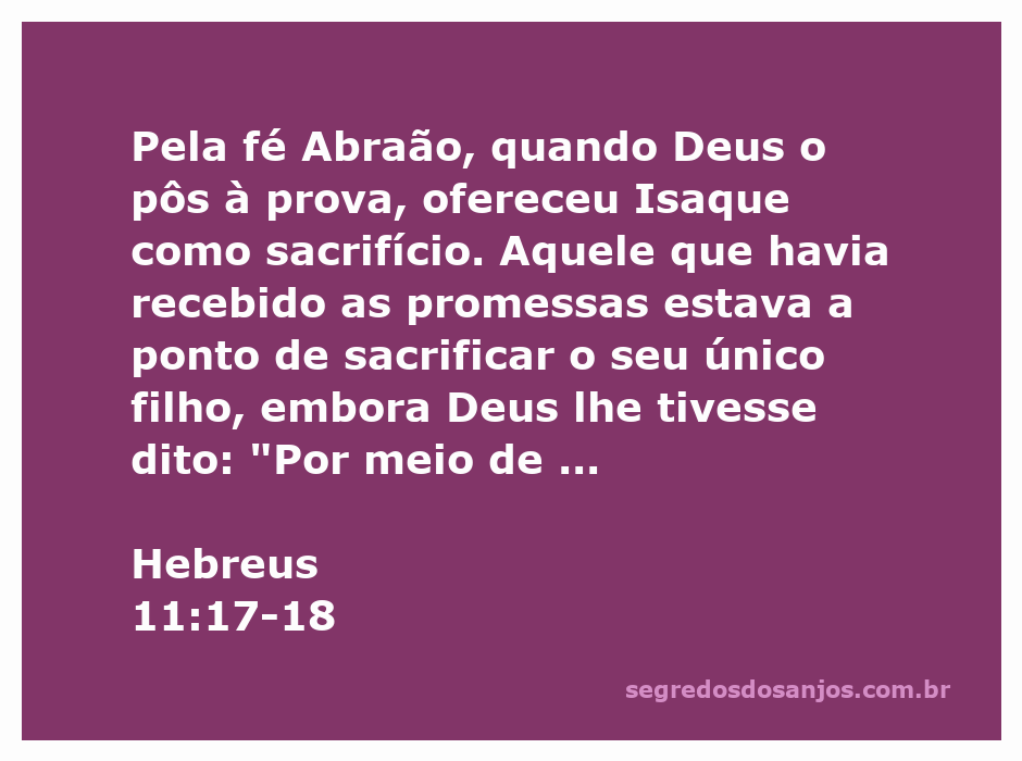 Abraão prestes a sacrificar Isaque, simbolizando fé e obediência a Deus.