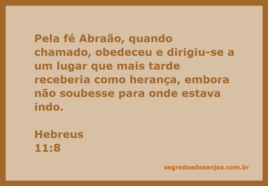 Ilustração de Abraão seguindo a direção de Deus, simbolizando fé e obediência.