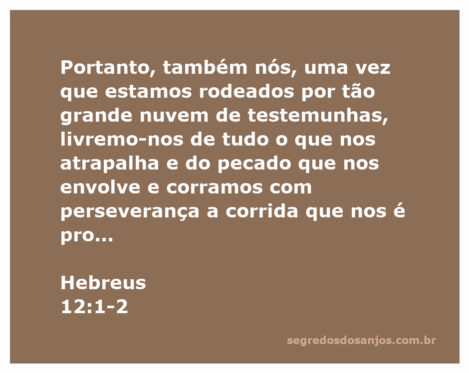 Ilustração inspiradora de Hebreus 12:1-2, mostrando pessoas correndo com perseverança, simbolizando fé e determinação.