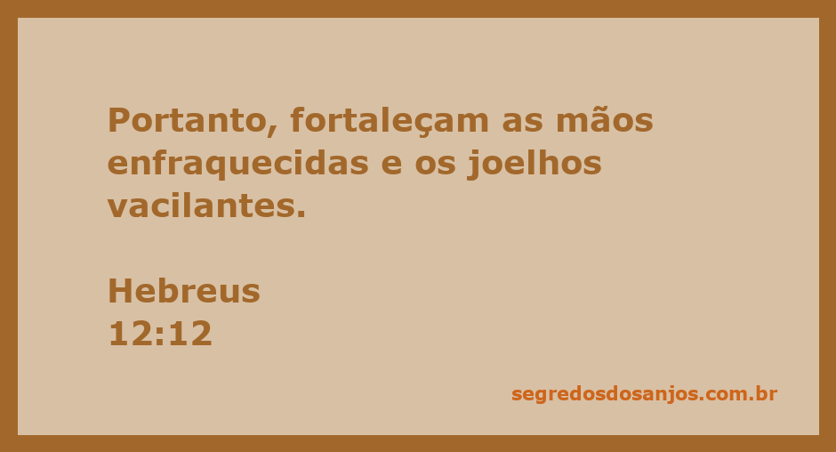 Imagem inspiradora de mãos e joelhos simbolizando força e resiliência, representando Hebreus 12:12.