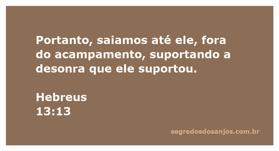 Imagem de pessoas saindo de um acampamento, simbolizando a passagem de Hebreus 13:13 sobre seguir a Cristo e suportar a desonra.