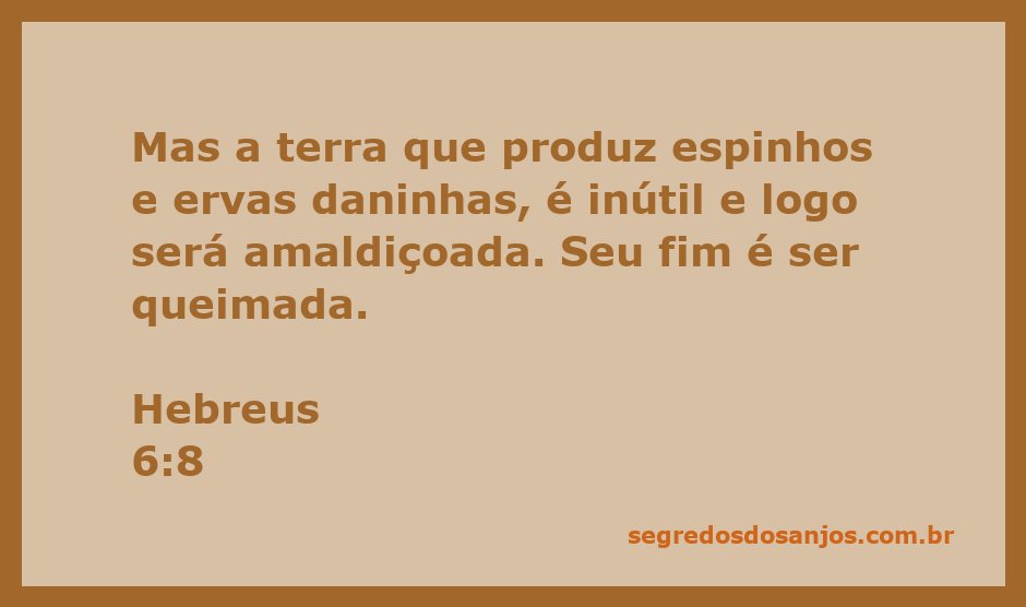 Ilustração de um campo com espinhos e ervas daninhas, simbolizando a advertência de Hebreus 6:8 sobre a inutilidade da terra infértil.