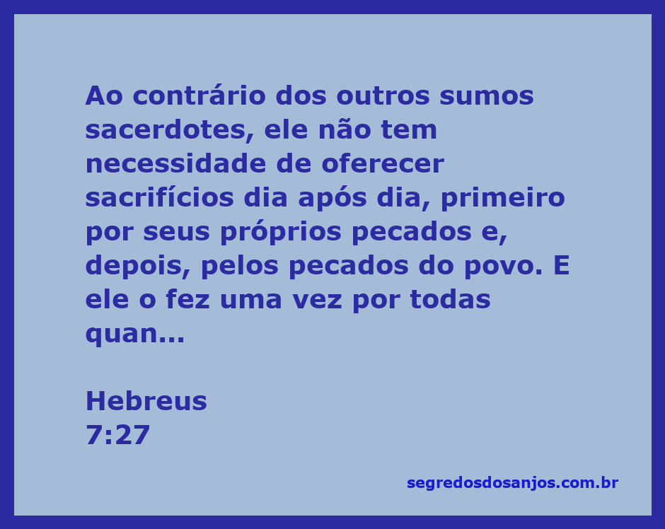 Imagem representativa do sacrifício de Jesus Cristo como sumo sacerdote, enfatizando sua oferta única pelos pecados da humanidade.