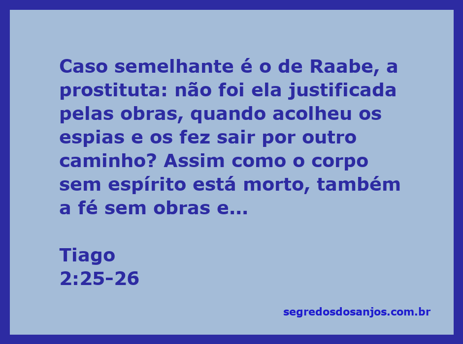 Ilustração de Raabe ajudando os espias, simbolizando a fé que se manifesta através de ações.