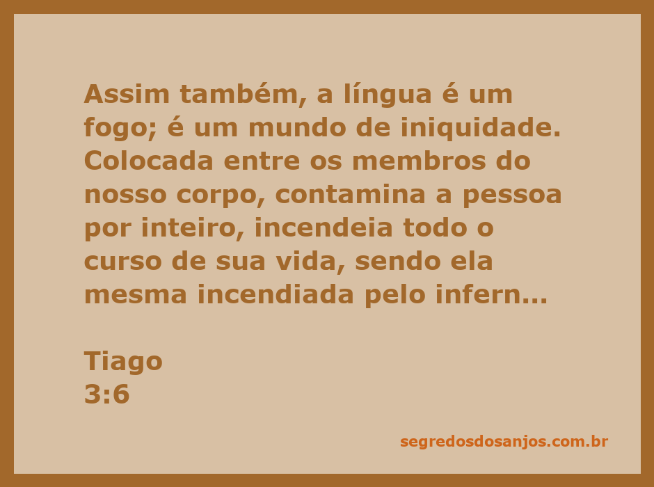 Imagem representativa da língua como fogo, simbolizando o poder das palavras segundo Tiago 3:6.