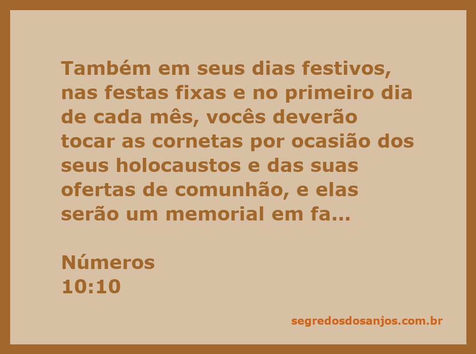 Cornetas sendo tocadas durante uma celebração religiosa, simbolizando a adoração a Deus conforme Números 10:10.