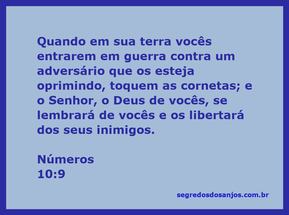 Ilustração de um grupo de israelitas tocando cornetas durante uma batalha, simbolizando a invocação da ajuda divina conforme Números 10:9.