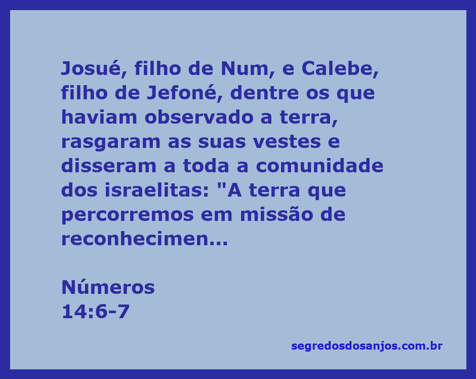 Josué e Calebe expressando sua confiança na terra prometida, com vestes rasgadas em sinal de emoção.