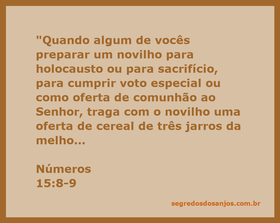 Imagem de um novilho sendo preparado para sacrifício, simbolizando a oferta a Deus conforme Números 15:8-9.