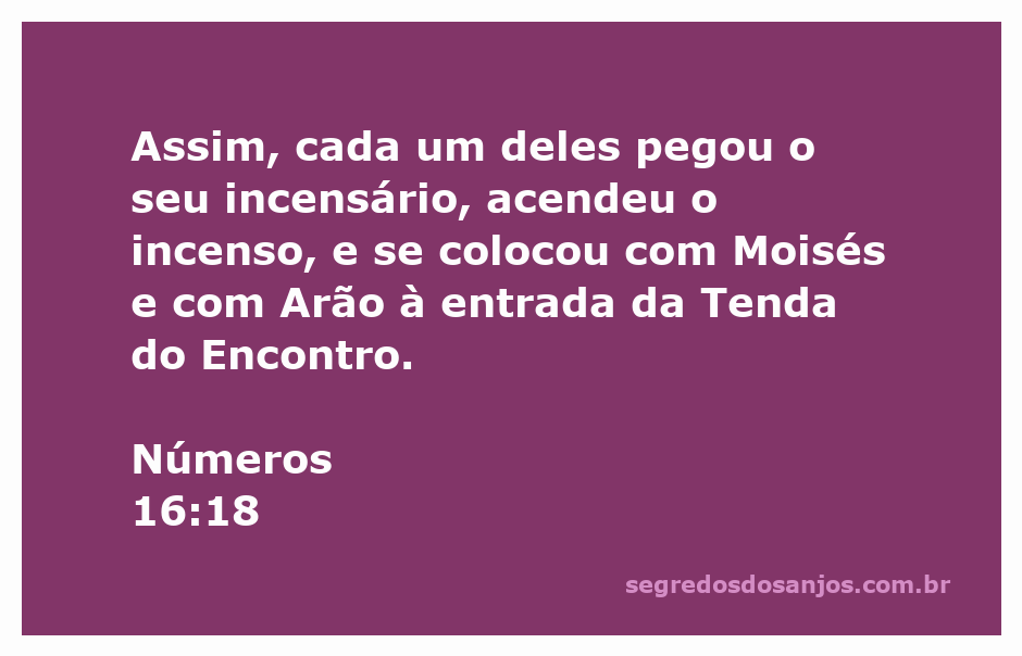 Imagem de incensários sendo usados por líderes religiosos na entrada da Tenda do Encontro, simbolizando a adoração e a intercessão.