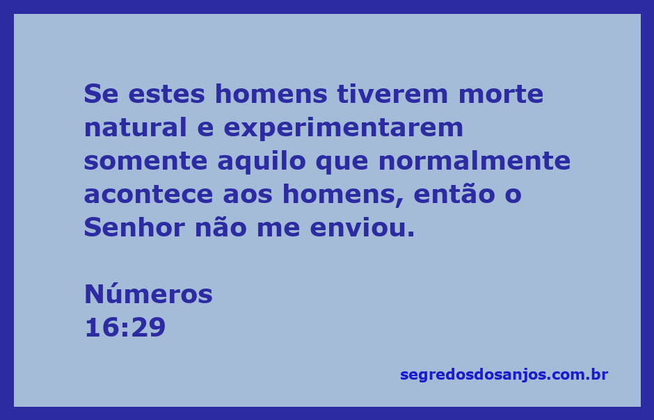 Ilustração do versículo Números 16:29, que aborda a distinção entre morte natural e a intervenção divina.