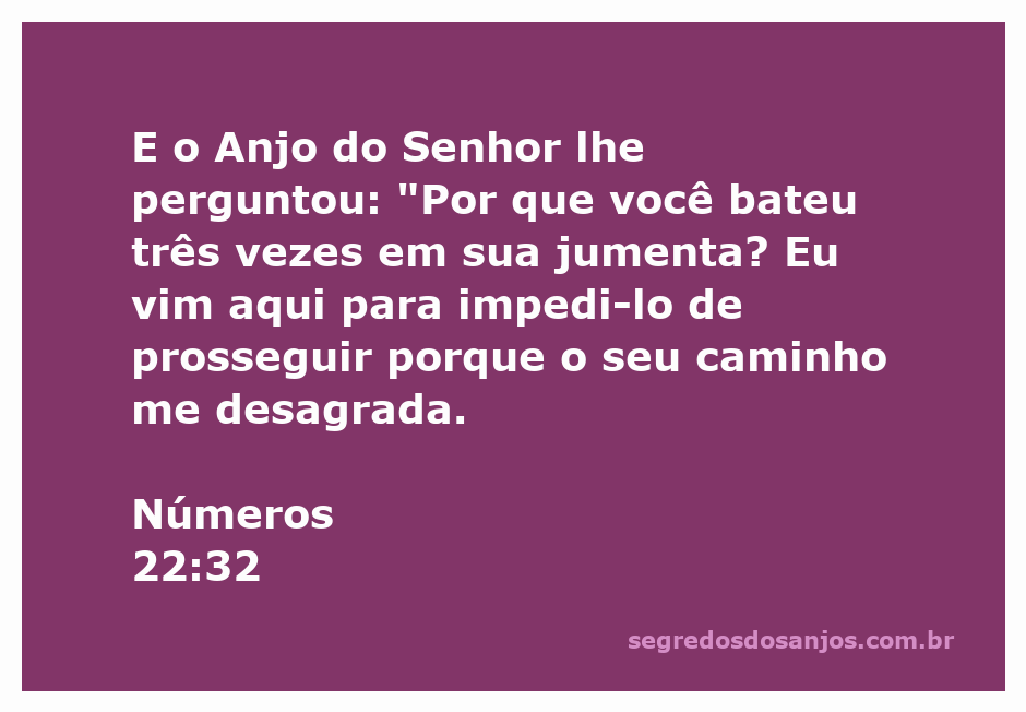 Anjo do Senhor interpelando Balaão sobre suas ações com a jumenta.