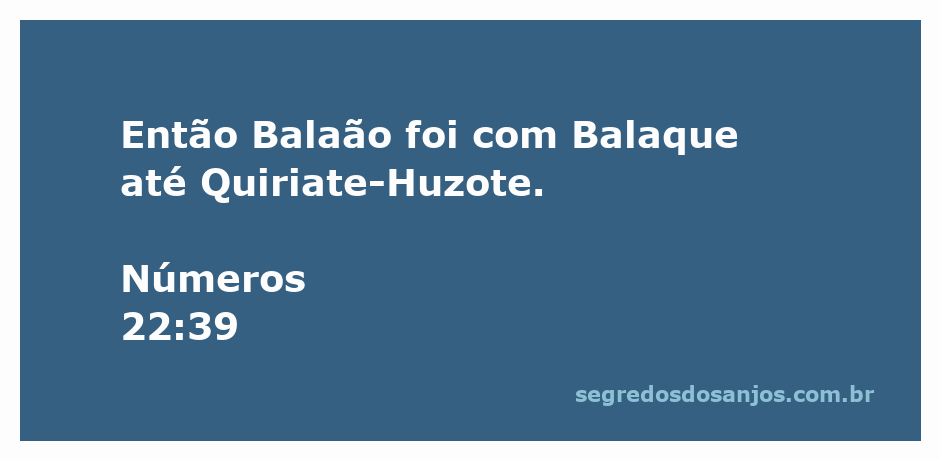 Balaão e Balaque viajando juntos até Quiriate-Huzote.