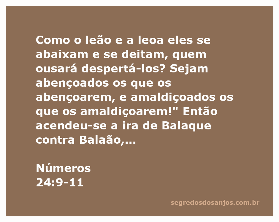 Balaão abençoando Israel enquanto Balaque se irrita com a situação.