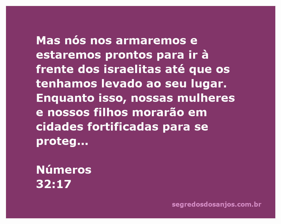 Ilustração de guerreiros israelitas se preparando para a batalha enquanto suas famílias permanecem em cidades fortificadas.