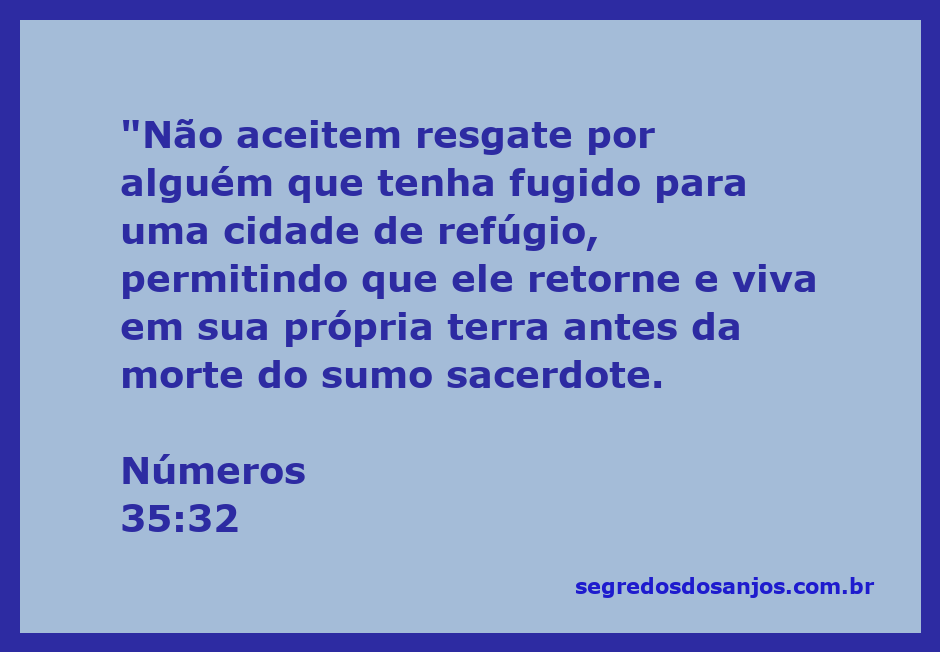 Ilustração representando a cidade de refúgio mencionada em Números 35:32, simbolizando proteção e justiça.