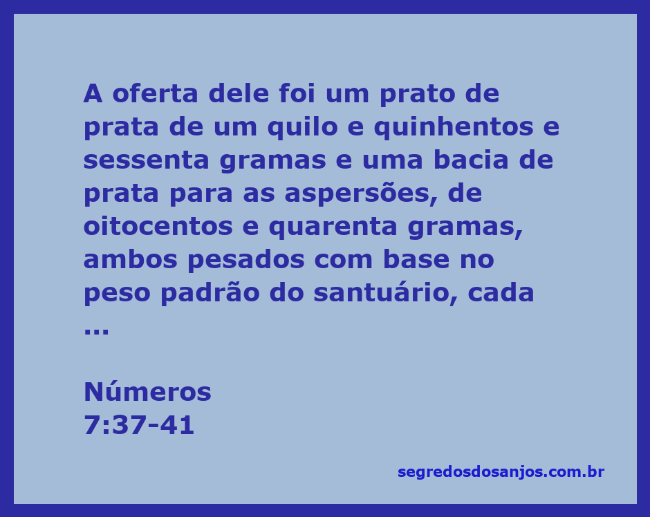 Imagem ilustrativa da oferta de Selumiel, destacando os itens mencionados em Números 7:37-41, incluindo pratos de prata, bacia, vasilha de ouro e animais para sacrifício.