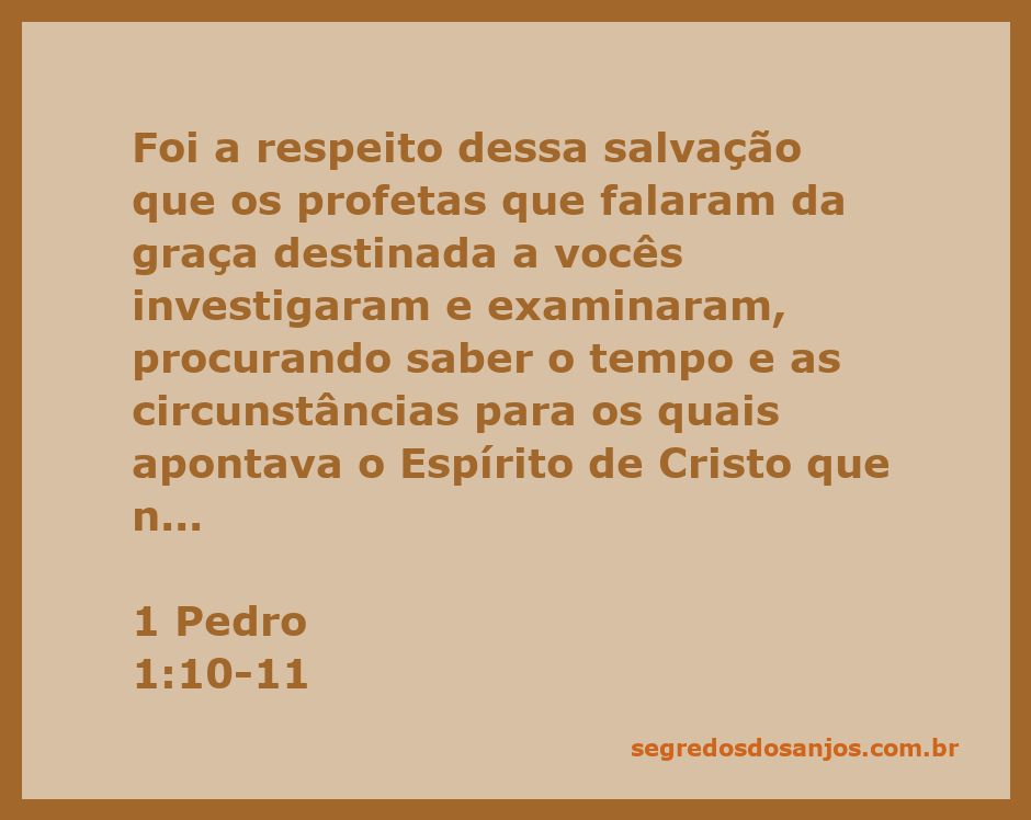 Ilustração dos profetas investigando a salvação predita pelo Espírito de Cristo.