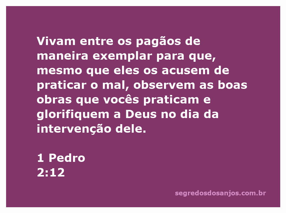 Imagem representativa do versículo 1 Pedro 2:12, mostrando pessoas vivendo de maneira exemplar entre os pagãos.