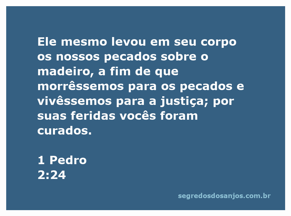 Imagem representativa de 1 Pedro 2:24, simbolizando o sacrifício de Jesus e a cura espiritual.