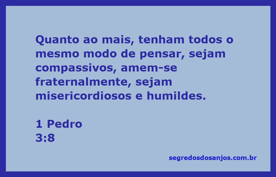 Ilustração sobre a unidade e compaixão entre os irmãos, inspirada em 1 Pedro 3:8.