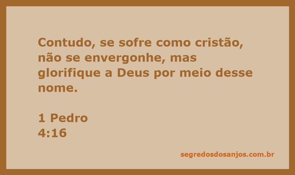 Imagem representativa de um cristão glorificando a Deus em meio ao sofrimento, inspirada em 1 Pedro 4:16.