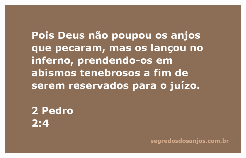 Imagem representando anjos caídos sendo lançados no inferno, simbolizando o juízo divino.