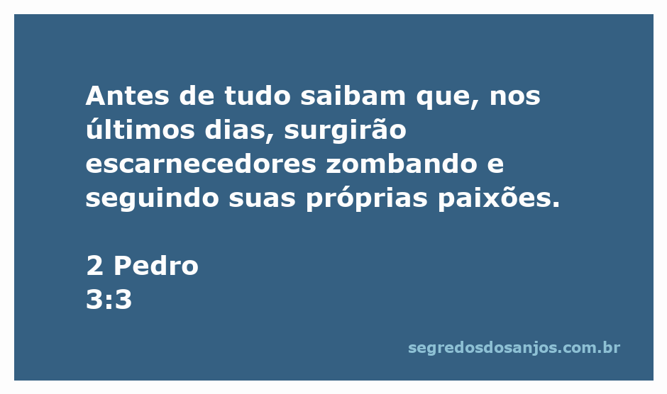 Ilustração de escarnecedores nos últimos dias, conforme 2 Pedro 3:3, mostrando a zombaria e a busca por paixões próprias.