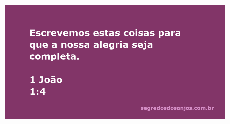 Imagem inspiradora representando a alegria plena em Cristo, baseada em 1 João 1:4.