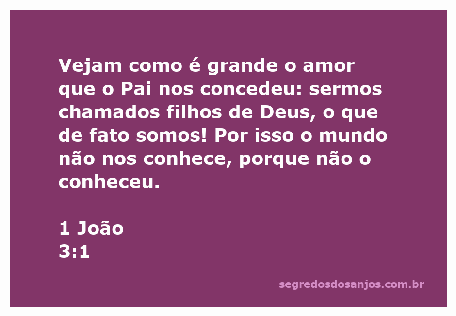 Imagem representativa do amor de Deus, destacando a relação entre Deus e seus filhos.